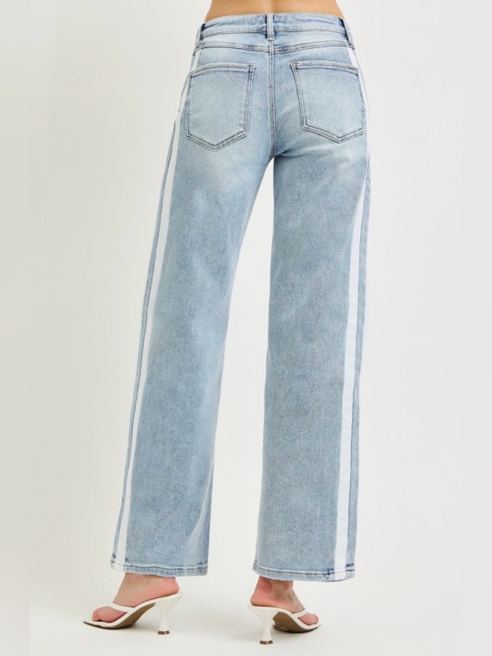 NWT🤍Risen Stripe Baggy Slouchy Jean 3/26 - Picture 9 of 10